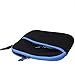 BCP 7-1/2inches External USB DVD/Blue-Ray/Hard Drive/GPS Neoprene Protective Storage Carrying Bag Sleeve/Pouch with Extra Storage Pocket