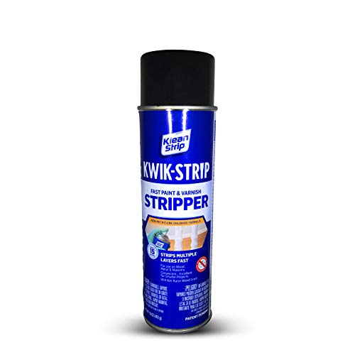 Klean Strip Paint & Varnish Stripper Aerosol Strips 5 Layers of Latex Paint & Oil or Alkyd