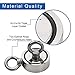 DIYMAG Double Sided Neodymium Fishing Magnet, Combined 660lbs(300KG) Pulling Force, Super Strong Fishing Magnet, Diameter 2.36inch (60mm), Perfect for Retrieving in River and Magnetic Fishing