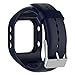 Coohole New Soft Silicone Rubber Watch Band Wrist Strap For Polar A300 Fitness Watch (Dark Blue)
