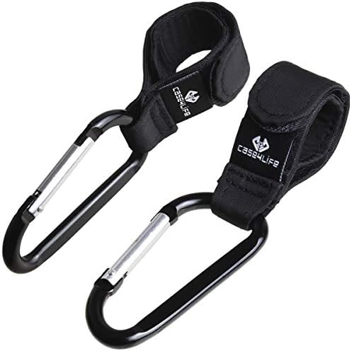 Case4Life 2 x Pram Buggy Pushchair Clips - Securely Hold Bags, Changing Bags & Clothes