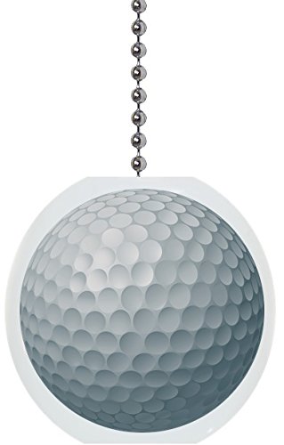 Carolina Hardware and Decor Golf Ball Solid Ceramic Fan Pull