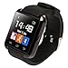 Bluetooth Smart Watch, Aosmart U8 Smartwatch for Android Smartphones - Black