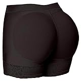 HelloTem Women Lace Padded Seamless Butt Hip Enhancer Shaper Panties Underwear
