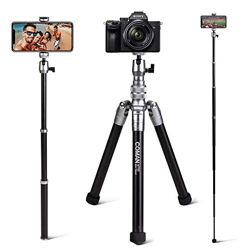 Camera Tripod, COMAN in Selfie Stick Tripod Stand and Monopod