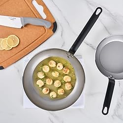 Restaurantware Met Lux 11 Inch Fry Pans, 6 No-Stick