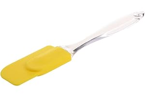 1 Pcs Silicone Spatula Spoon Cake Mixer Cooking Baking Mixer Scraperkitchen Utensil Color Yellow Durability