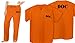 Broad Bay Prison Costume Orange DOC Convict Jail Uniform