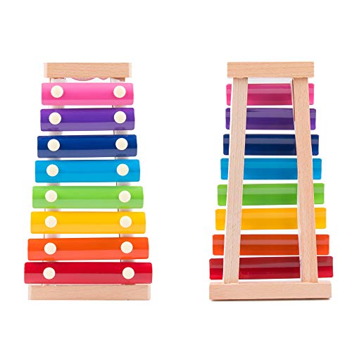 4 Xylophone+Childrens+Initiation+Wooden+Mallets