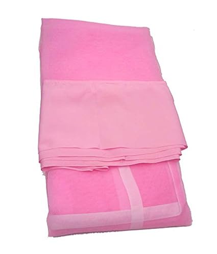ANS Nylon Mosquito Net for King Size Bed, 6.25 x 6.5 ft (Pink)