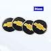 HANWAY 4pcs 56mm Chevrolet stikcer, 53mm Chevrolet Wheel Hub Caps Rims Cover, 59mm Badge Emblem Gray Black Wheel Center Cap Chevy Sticker (56mm Black Stickers)