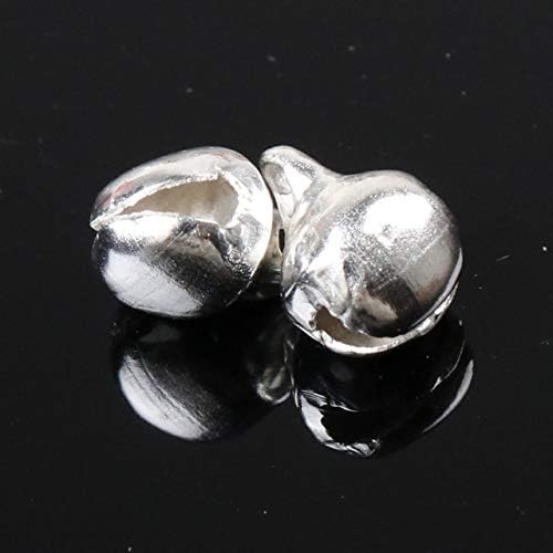 Christmas Bells - 50pcs Bell Gold Silver Plated Iron Loose Party Christma Tree Ornaman Decoration Home Accessory - Doorbell Yule Alexander Graham Christmastide Campana Day