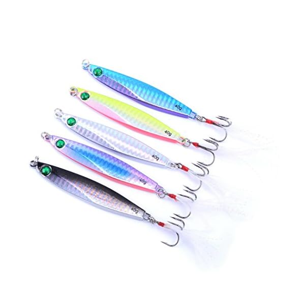 Aorace-5pcslot-87cm-40g-fishing-metal-lure-Lead-Fish-hook-with-feather-Crankbaits-Bass