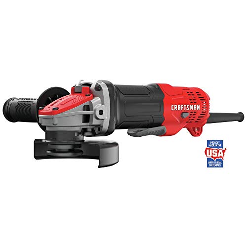 Craftsman Angle Grinder, Small, 4-1/2-Inch, 7.5-Amp, Tool Only (CMEG200)