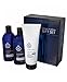 Inexaccessories Best Gift Set For Men w/Top Styling Products- Includes k+s Man Series Tea Tree Shampoo - Peppermint Oil Conditioner - Hard Hold Hair Gel - Top Ten for Birthday