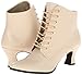 Funtasma Women's Victorian-35 Boot, Cream Polyurethane, 8 M US
