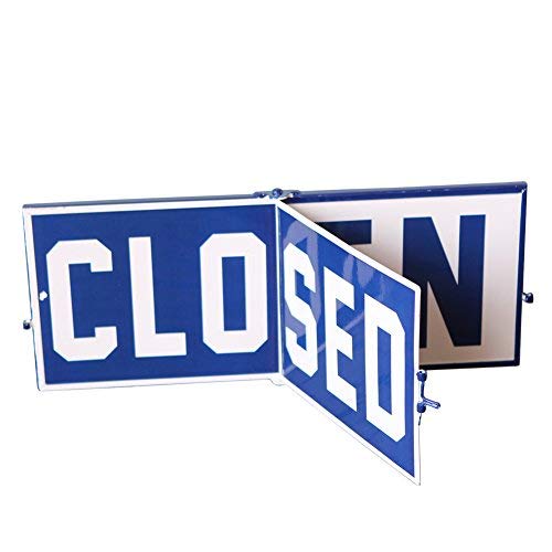 image for NIKKY HOME Metal Distressed Open Closed Sign, 7
