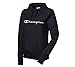 Champion Logo Fleece Pullover Hoodie Black Large