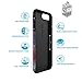 Speck Products Presidio Inked Cell Phone Case for iPhone 7 Plus- Milky Way Black Glossy/Black