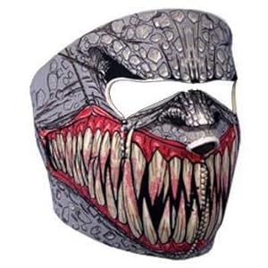 Maschera Integrale In Neoprene Demon - Taglia Unica Regolabile Per Moto, Airsoft E Paintball - Foto 5
