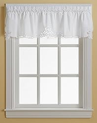 CHF Battenburg Valance, 60 in x 14 in, White
