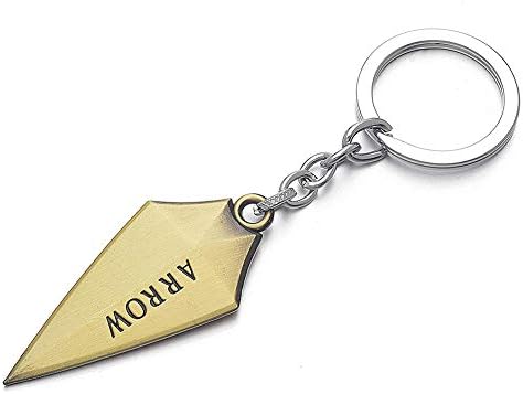 Pop Superhero Keychains Green Arrow Logo Matal Keychain