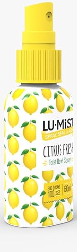 Lu-mist 4 x 60ml Assorted Toilet Bowl Spray Citrus Fresh Coastal Breeze view 3