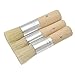 WonBuss 3Pcs Stencil Brushes Set, Art Crafts Paint Brush with Pure Natural Hog Bristle