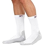 Fila Men's Comfort Cushioned Athletic Crew Socks