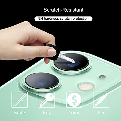 Conleke[3 Pack] Camera Lens Screen Protector for iPhone 11,Ultra-Thin Transparent Clear High Definition Camera Tempered Anti-Scratch Camera Protector-Only for Iphone11(6.1in,2019) - Thumbnail 3