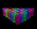 Party Essentials Hard Plastic 10-Ounce Party Cups/Drinking Glasses/Tall Tumblers, 150-Count, Assorted Neon