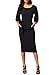 Dearlovers Women Long Sleeve Wear To Work Pencil Dress With Belt