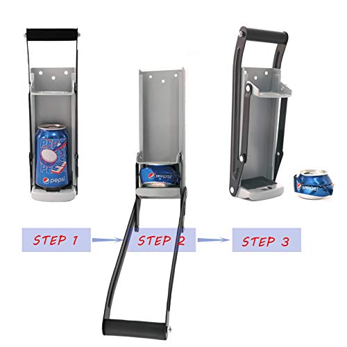 Can Crusher Wall Mounted 16 Oz. Heavy Duty Can Crushers for Recycling
