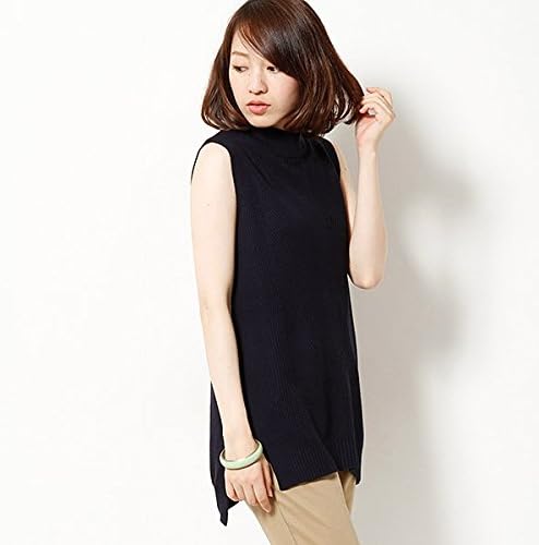 Amazon ラ エフ La F ノースリーブハイネックニット 05ネイビー 2s 9 セーター 通販