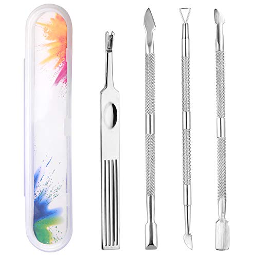 Triangle Cuticle Nail Pusher, Hangnails Nails Cleaner Peeler Scraper