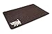 Smiling Paws BPA-Free Urine-Proof Cat Litter Mat, Extra Large, Elegant Brown