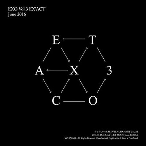 EXO - EX'ACT 3rd Album [Korean Monster Version] CD with 2 Folded Poster (Random)+Extra Gift Photocard Set by EXO