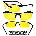 BLUPOND Night Vision Glasses for Driving For Men Women - Yellow Tint Anti Glare Glasses for Nighttime - Knight Visor