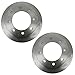 Disc Brake Rotors Rear Pair Set for Ford F250SD F350SD SRW