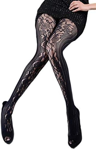Yelete Killer Legs Women's One/Plus Size Patterned Fishnet Tights Stocking Pantyhose