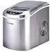 COSTWAY Ice Maker for Countertop, 26LBS/24H Portable & Compact Ice Maker Machine, Ice Cubes Ready in 6 Mins, Electric High Efficiency Express Clear Operation Control Panel with Ice Scoop (Silver) primary