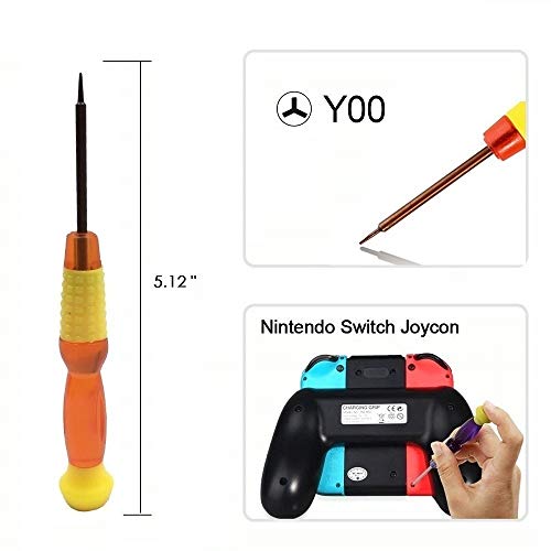 Precision Triwing Screwdriver Compatible With Nintendo, 3.8mm and 4.5mm Security Screwdriver Full Torx Screwdriver Game Bit Tool Set For Nintendo Switch/Nintendo Wii/DS Lite/GBA, Xbox - Thumbnail 4