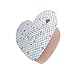 Valentine's Day Gift,6mm Heart Matching Couple Rings for him and her Stainless Steel Wedding Engagement Bands Sets Promise Rings for Couples, Engraved I Love You with Box Chain Anniversary Birthday