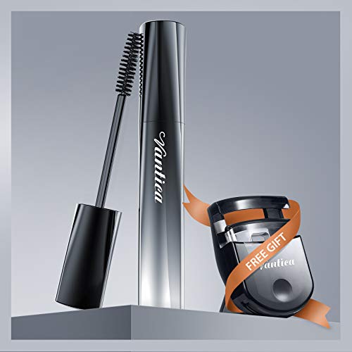 Mascara Black Volume and Length - Vantica Waterproof Mascara 4D silk Fiber Lash Mascara Black,Volumizing and Lengthening… - Image 3