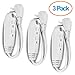 Aurum Cables 3-Feet 3 Outlet Extension Cord Indoor/Outdoor Extension Cord 16AWG 3 Pack - White - UL Listed