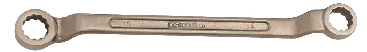 KS Tools 963.7399 – Bronze + Double Ended Ring Spanner Offset 18 x 20 mm
