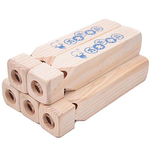 Solvang 2PACK Wooden Train Whistles Train Whistle Party Favors Party Noisemakers - Thumbnail 4