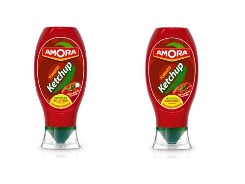 Amora Ketchup 2 plastic bottle pack - 265