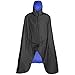 Mambe Large Extreme Weather Hooded Blanket Royal - 100% Waterproof and Windproof with Premium Stuff Sack - Perfect for Stadiums and Watching Sports Activities - Machine Washable Fleece