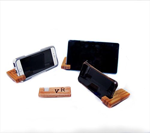 Two (2) Bamboo Iphone Stand, Ipad Stand, Amazon Kindle Stand, Amazon Fire Stand